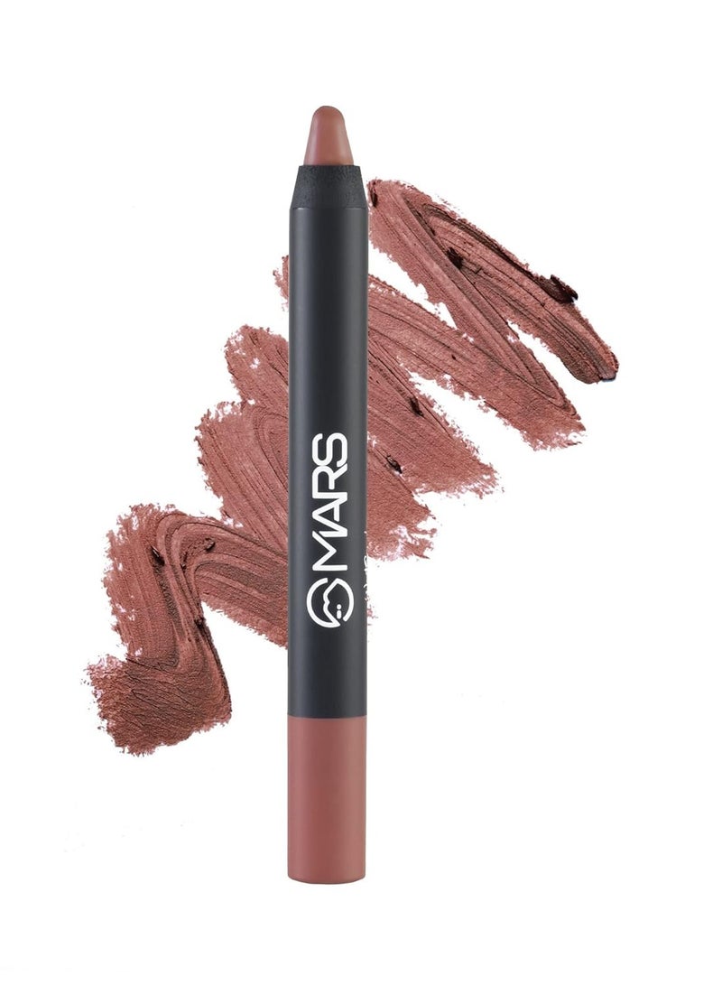 مارس أحمر شفاه مارس طويل الأمد يدوم حتى 12 ساعة | لمسة نهائية غير لامعة | مقاوم للماء | قلم تلوين الشفاه لن يتلطخ ولن يتزحزح (3.5 جم) (13-شجاع) - Image 1