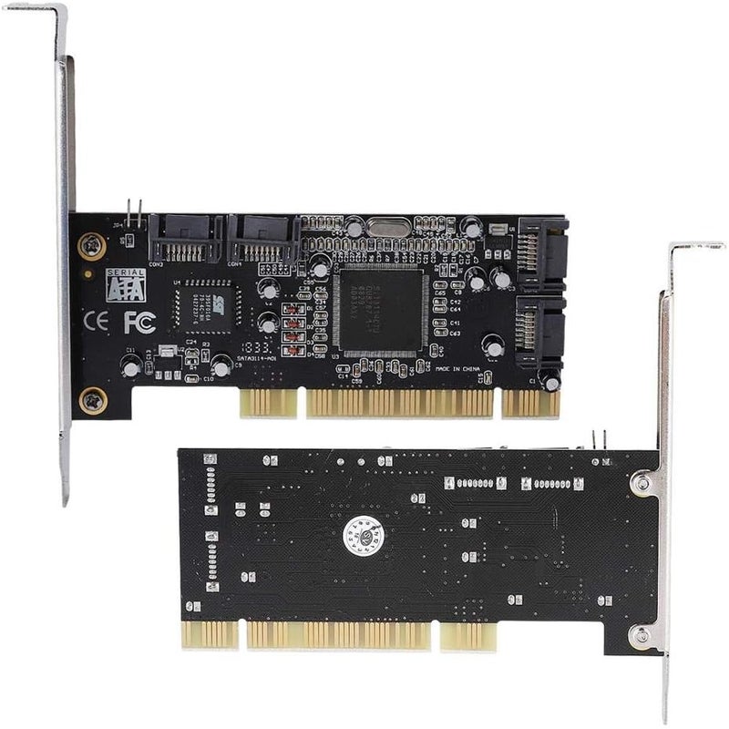 Cuifati Sil3114 PCI SATA RAID Controller Card - 4 Port, 1.5Gbps, Supports 98SE/Me/2000/XP/NT4.0/ 64-bit/Vista - Image 4