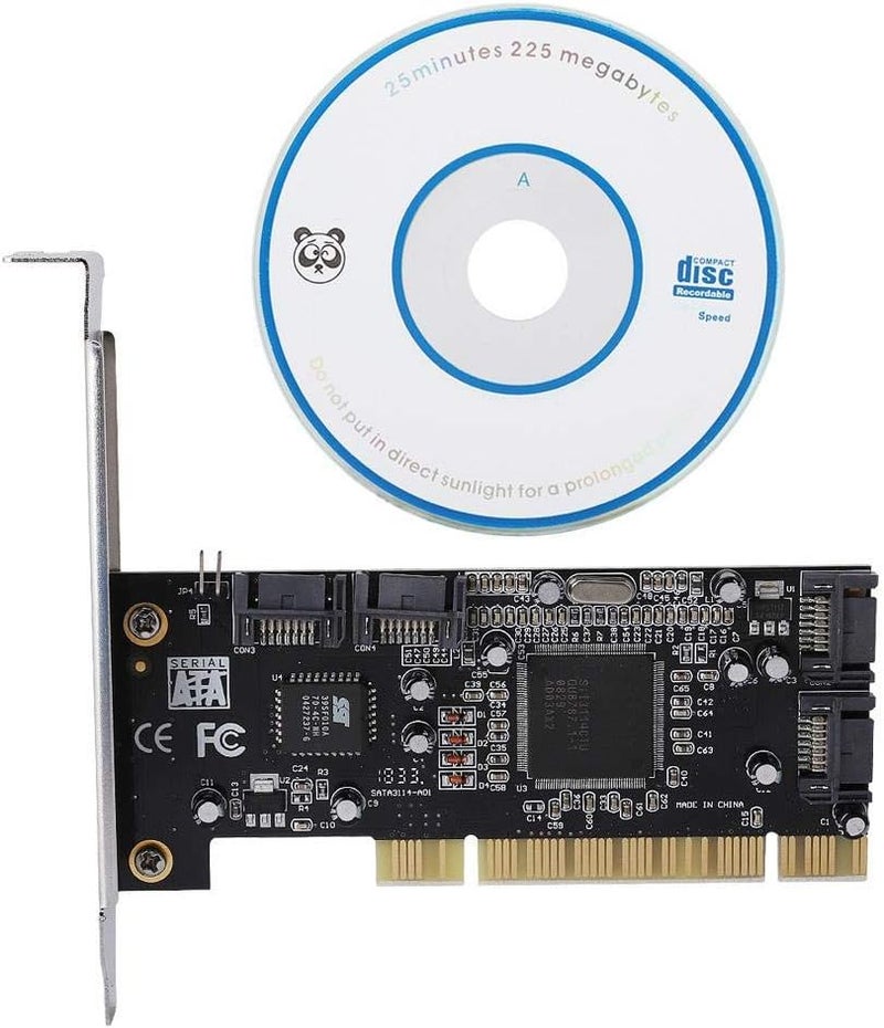 Cuifati Sil3114 PCI SATA RAID Controller Card - 4 Port, 1.5Gbps, Supports 98SE/Me/2000/XP/NT4.0/ 64-bit/Vista - Image 1