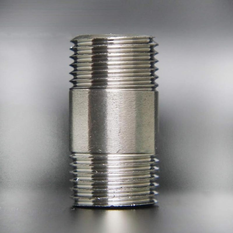 مقبس توصيل دائري ذكر من الفولاذ المقاوم للصدأ SS201 BSPT 1 1/2 بوصة لتركيبات الأنابيب - Image 3