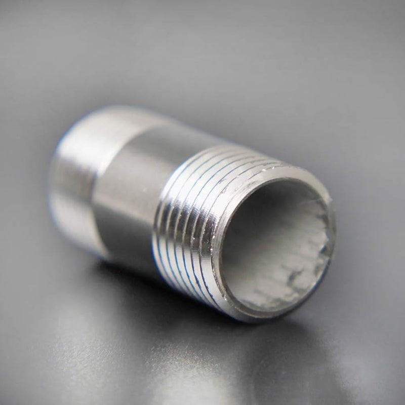 مقبس توصيل دائري ذكر من الفولاذ المقاوم للصدأ SS201 BSPT 1 1/2 بوصة لتركيبات الأنابيب - Image 4