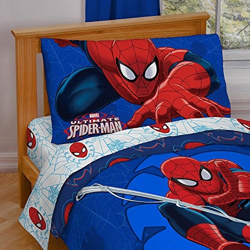 Jay Franco Marvel Spiderman 'Regulator' Toddler 4 Piece Bed Set - Image 3