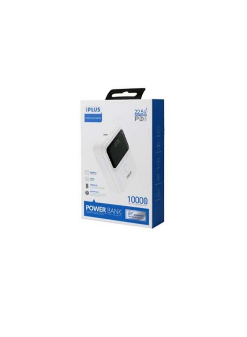 Iplus 10,000mAh power bank with display and Type-C port that supports fast charging - Image 1