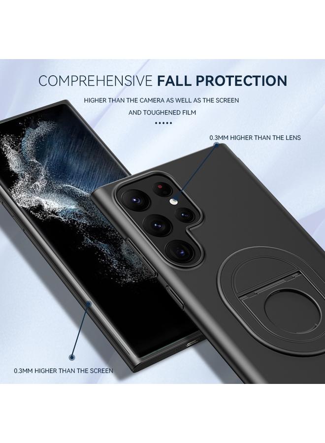 S-TOP Case For Samsung Galaxy S22 Magsafe Hidden Fold Holder Full Coverage Shockproof Phone Case - Image 5