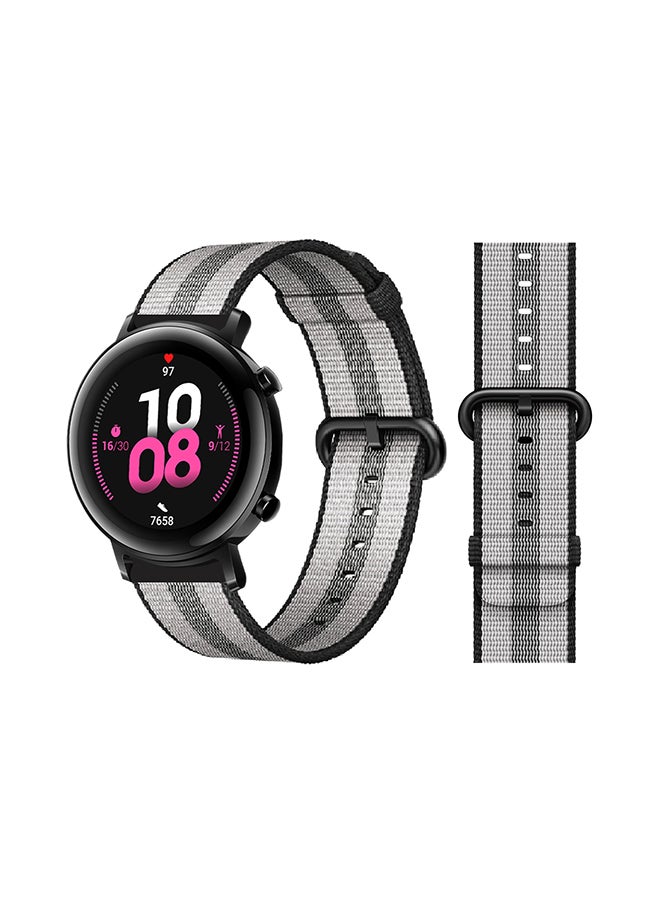 Perfii Woven Replacement Band Black Stripe