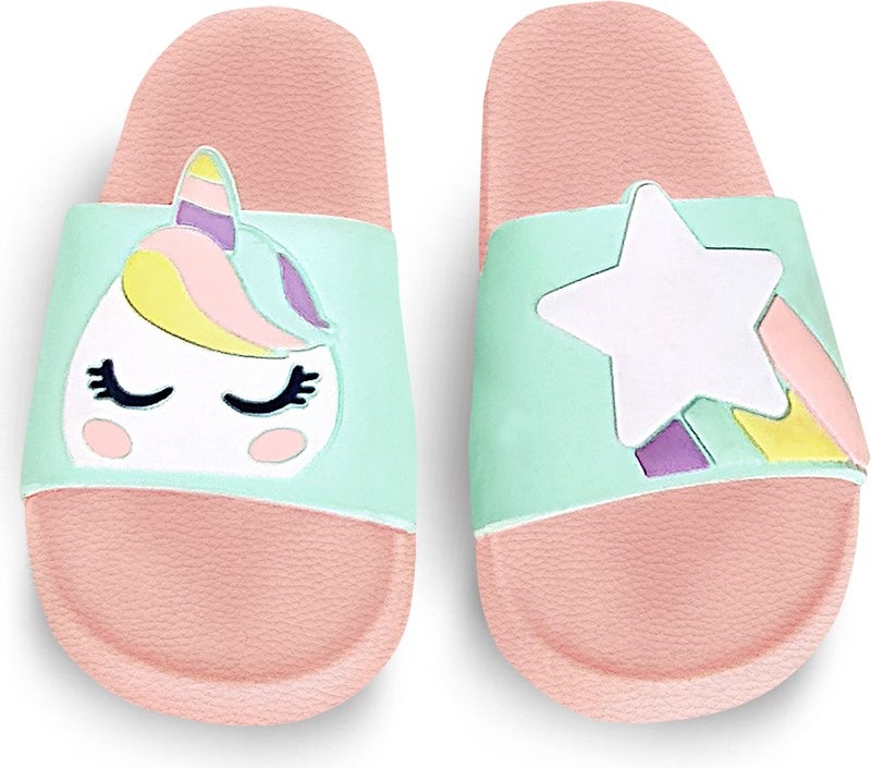 Denokids Unicorn Girl Slippers  - Image 1