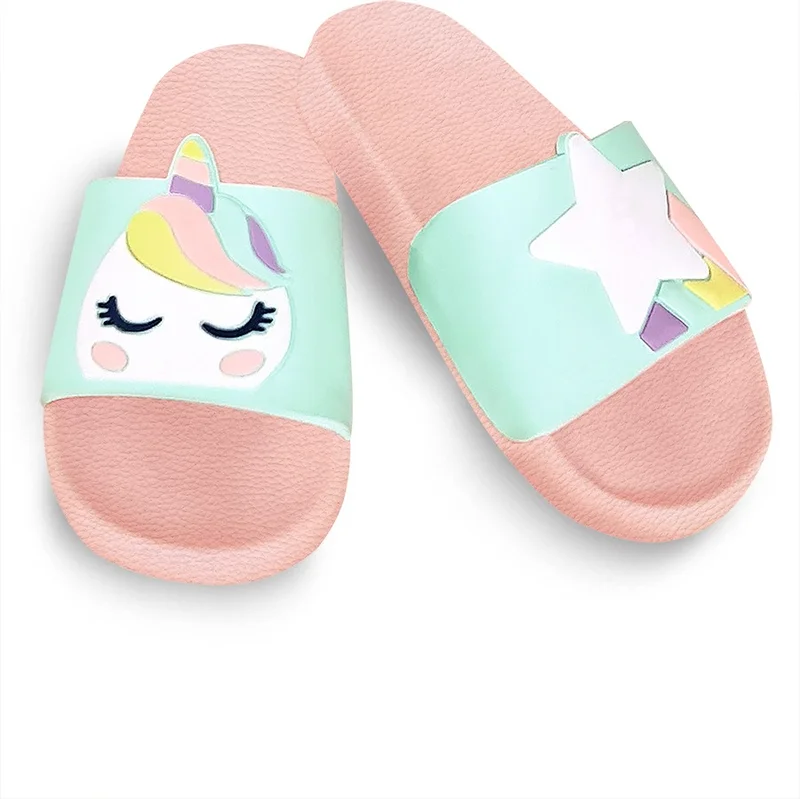 Denokids Unicorn Girl Slippers