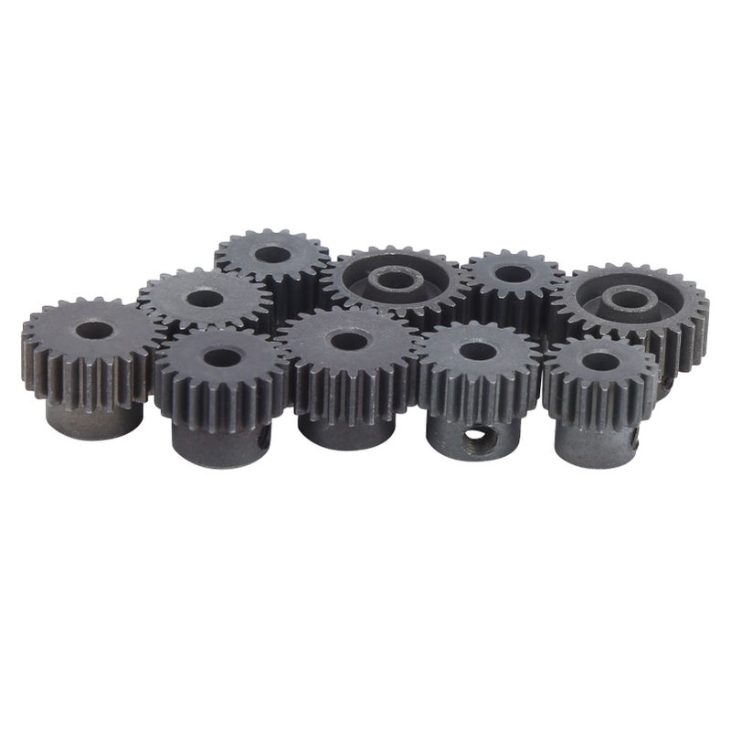 10Pcs/Set 16T‑25T 7075 48P Steel RC Car Motor Gear Pinion for 1/8 1/10 Brushless Motor - Image 4