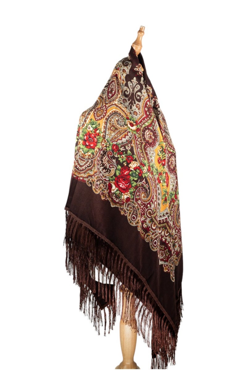 دىدانيالا شال قطن بشرّابات نسائي من عليا - طراز أوروبا الشرقية - Image 2