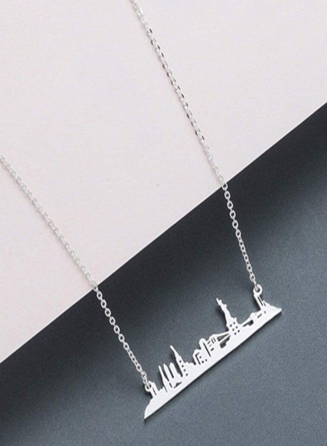 آرت أتاك قلادة "هجوم الفن" لمدينة نيويورك، قلادة أفق مانهاتن لمدينة نيويورك (فضية) - Image 2