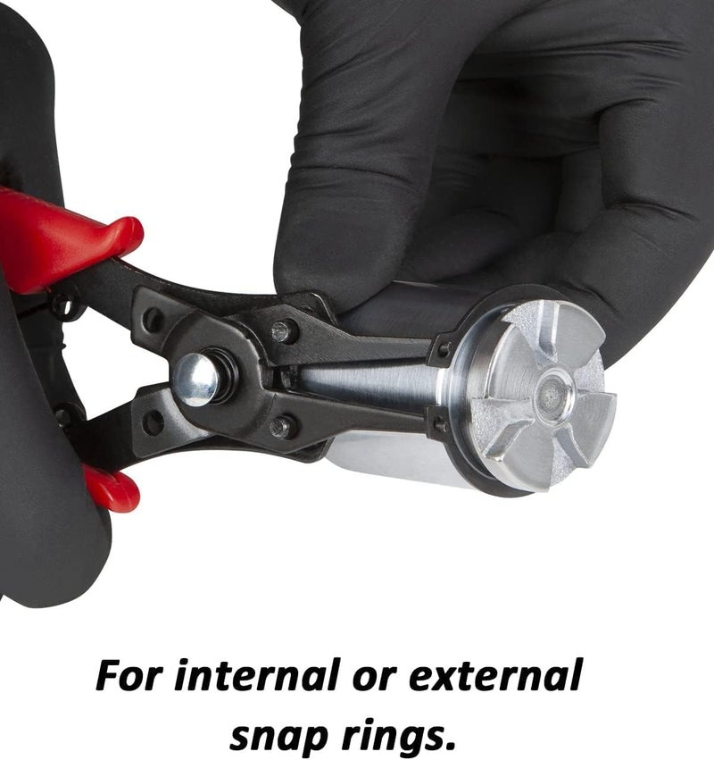 DREWIT STAR 4 in 1 Snap Ring Pliers Set for Removal of Retaining Clip Circlip Snap Rings Wrist Pin Clips Internal External CirClips Automotive and Engine Repair Projects - Image 2