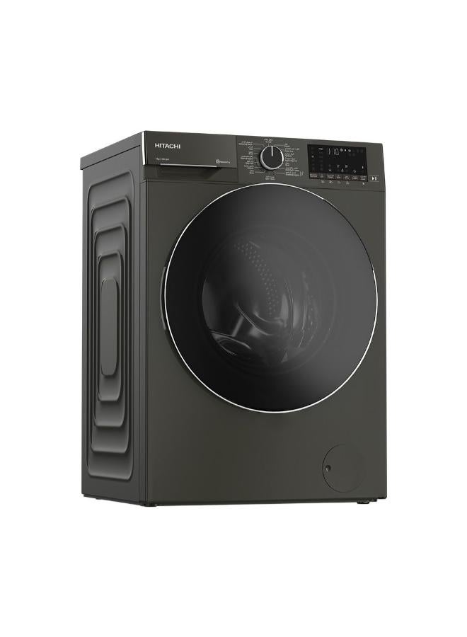 هيتاشي Front-Load Inverter Washing Machine 9 kg 2350 W BD90YFVEM black - Image 2