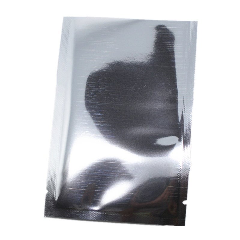 PABCK 500 Pack Mylar Foil Small Pouch 2x28 inches Inside Size 16x24 inches Silver Aluminum Foil Heat Sealable Bulk Food Storage Mini Bags