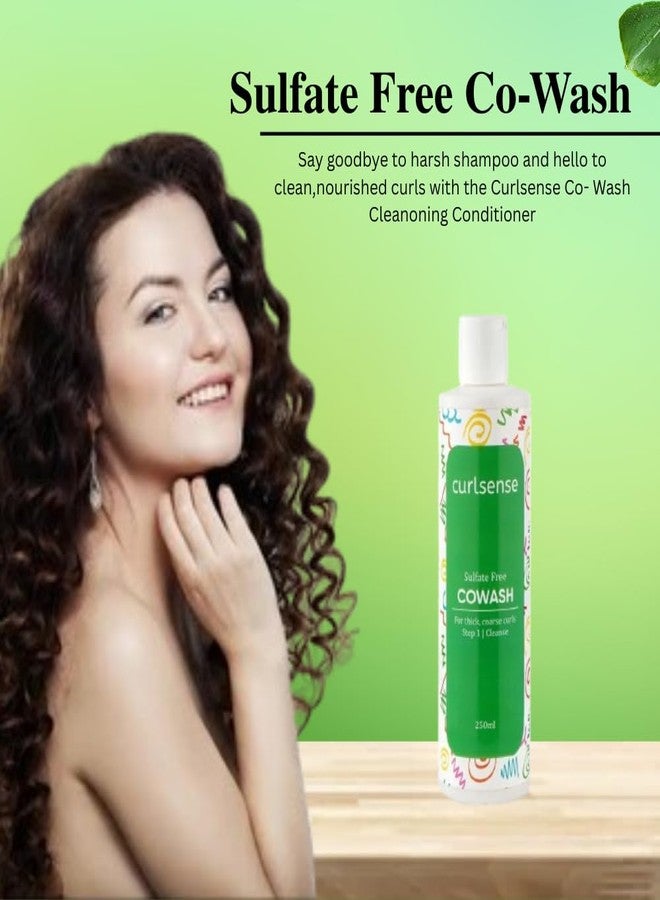 Curlsense Sulfate-Free Co-Wash, Hydrating Cleansing Conditioner for Curly & Wavy Hair - Gentle Cleanser, No Harsh Chemicals - Image 5