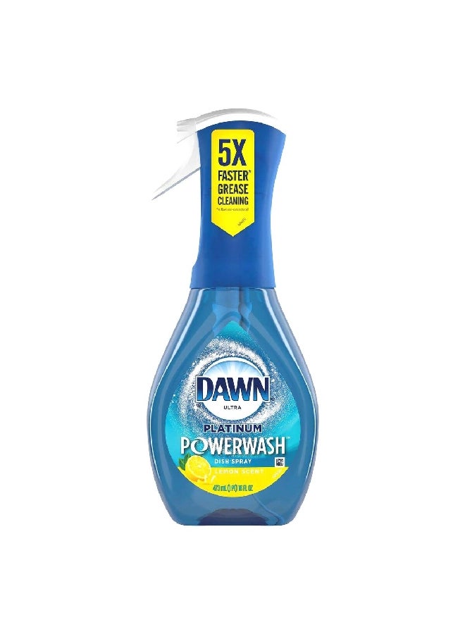 Dawn Ultra Platinum Powerwash Lemon Scent Liquid Dish Spray 473 ml 1026637 - Image 1