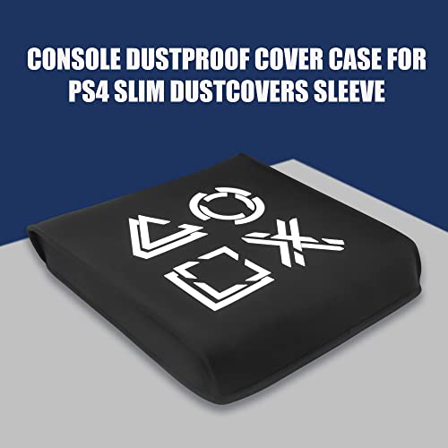 New World Dust Cover for PS4 Slim Console, Soft Dust Proof Cover Case Guard for PS4 Slim Console, Anti Scratch Waterproof Cover Protector Sleeve for PS4 Slim Console-Black - Image 2