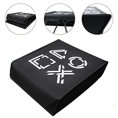 New World Dust Cover for PS4 Slim Console, Soft Dust Proof Cover Case Guard for PS4 Slim Console, Anti Scratch Waterproof Cover Protector Sleeve for PS4 Slim Console-Black - Image 5