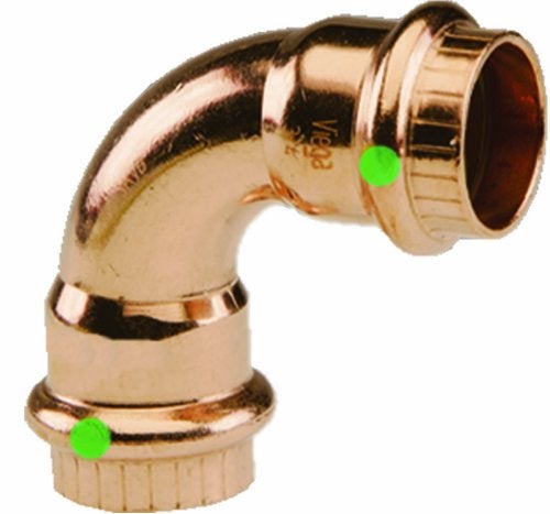 Viega 77322 ProPress Zero Lead Copper 90-Degree Elbow with 3/4-Inch P x P, 10-Pack - Image 5