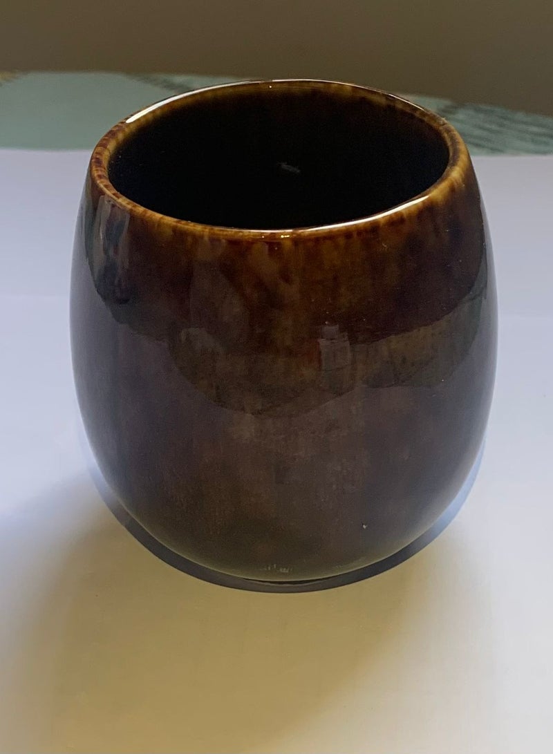 شورو كوب قهوة من السيراميك باللون البني - Image 4