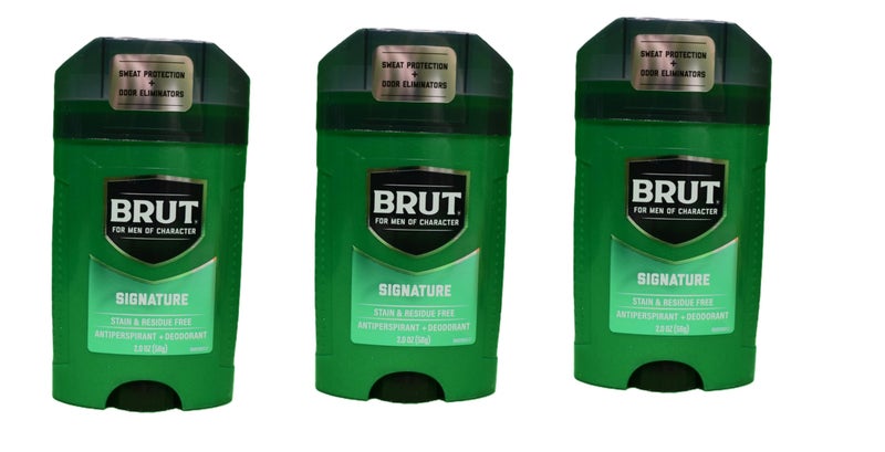 BRUT Anti-Perspirant Deodorant Stick Classic Scent 2 oz (Pack of 3) - Image 1