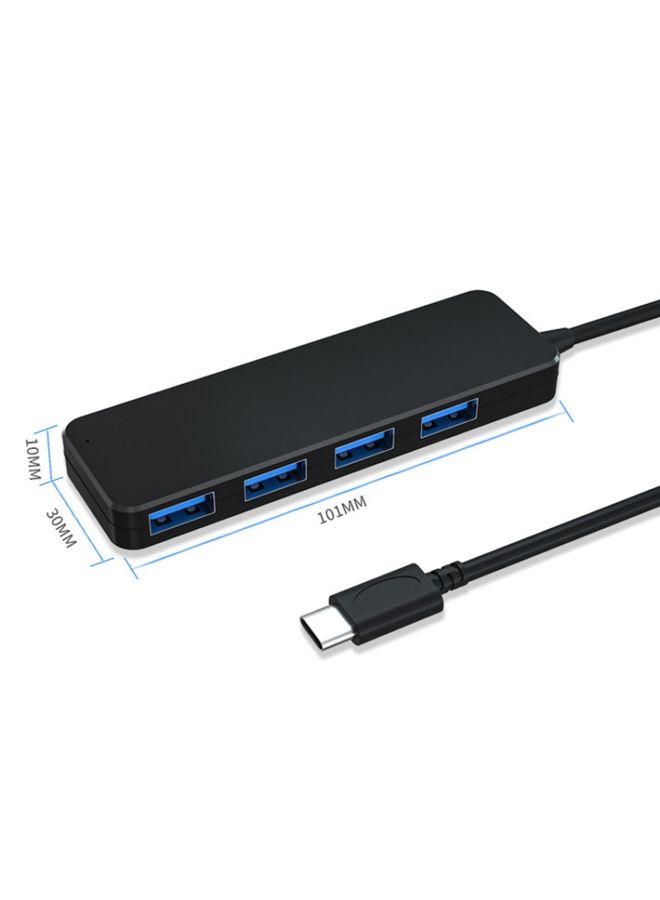 BURAQ AC3-L43 Type-c/USB-c USB3.0 25cm 4 Ports Expansion Dock Notebook High Speed HUB  - Image 3