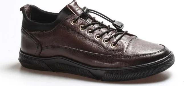 فاست ستيب Men's Leather Casual Daily Walking Sneaker Comfortable Sports Lightweight Shoes 948MA6002