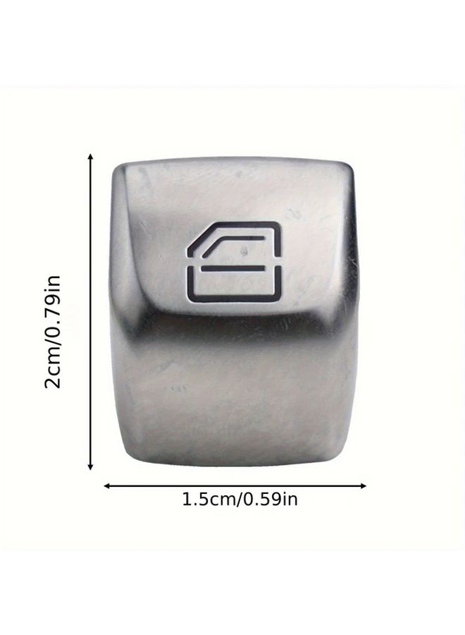 Silvery Car Window Lift Switch For Mercedes Benz W205 C200 W253 GLC260 - Image 3