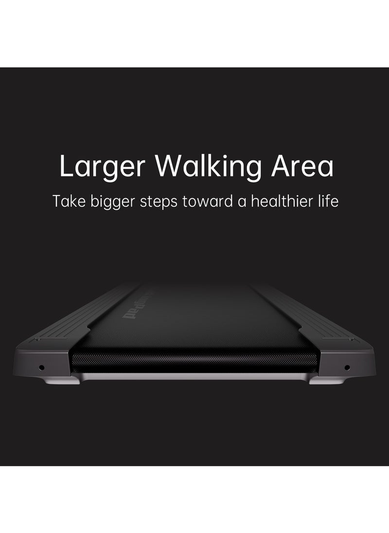 KINGSMITH - WP440F4 Kingsmith WalkingPad Black R3 | Brush 1 HP 735W motor | 1-6 km/h speed | upto 120kg user weight | Time, speed, distance, calories, steps panel display | Black - Image 1