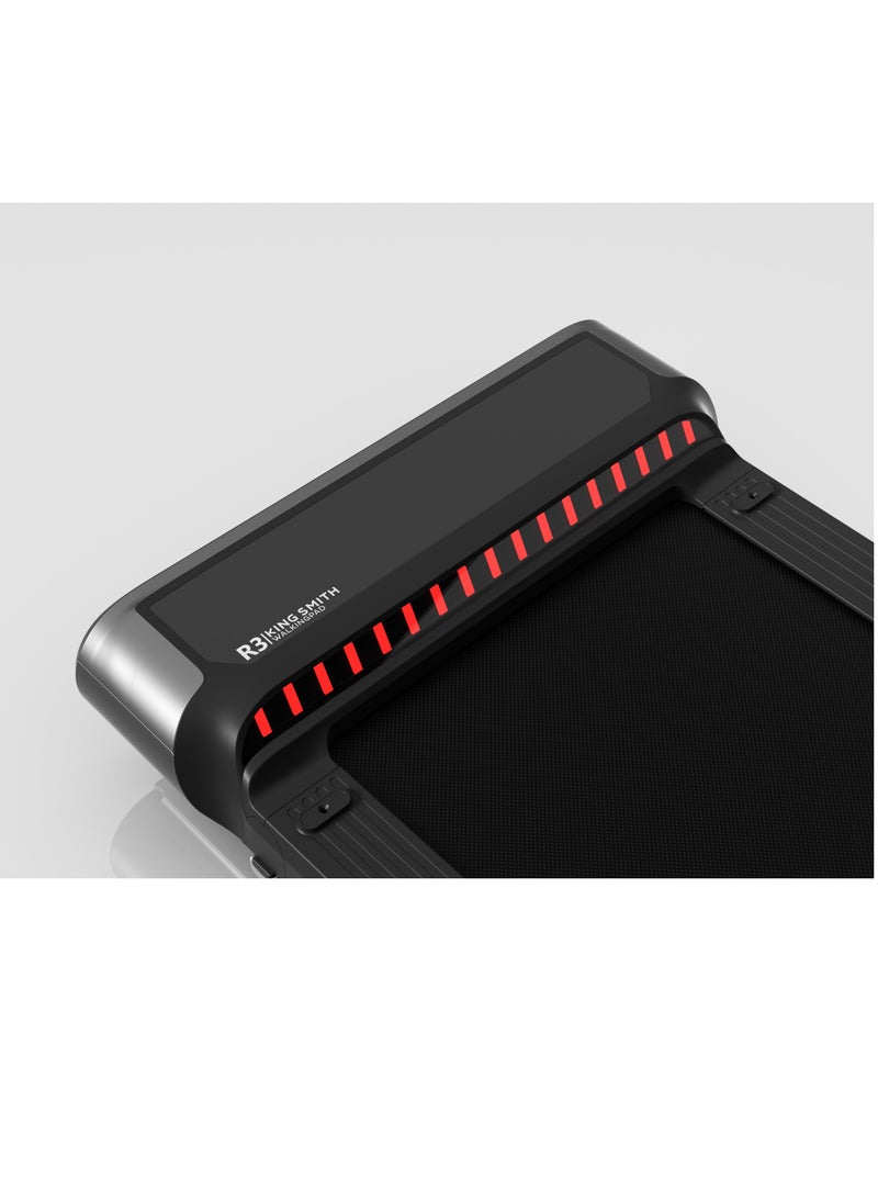 KINGSMITH - WP440F4 Kingsmith WalkingPad Black R3 | Brush 1 HP 735W motor | 1-6 km/h speed | upto 120kg user weight | Time, speed, distance, calories, steps panel display | Black - Image 1