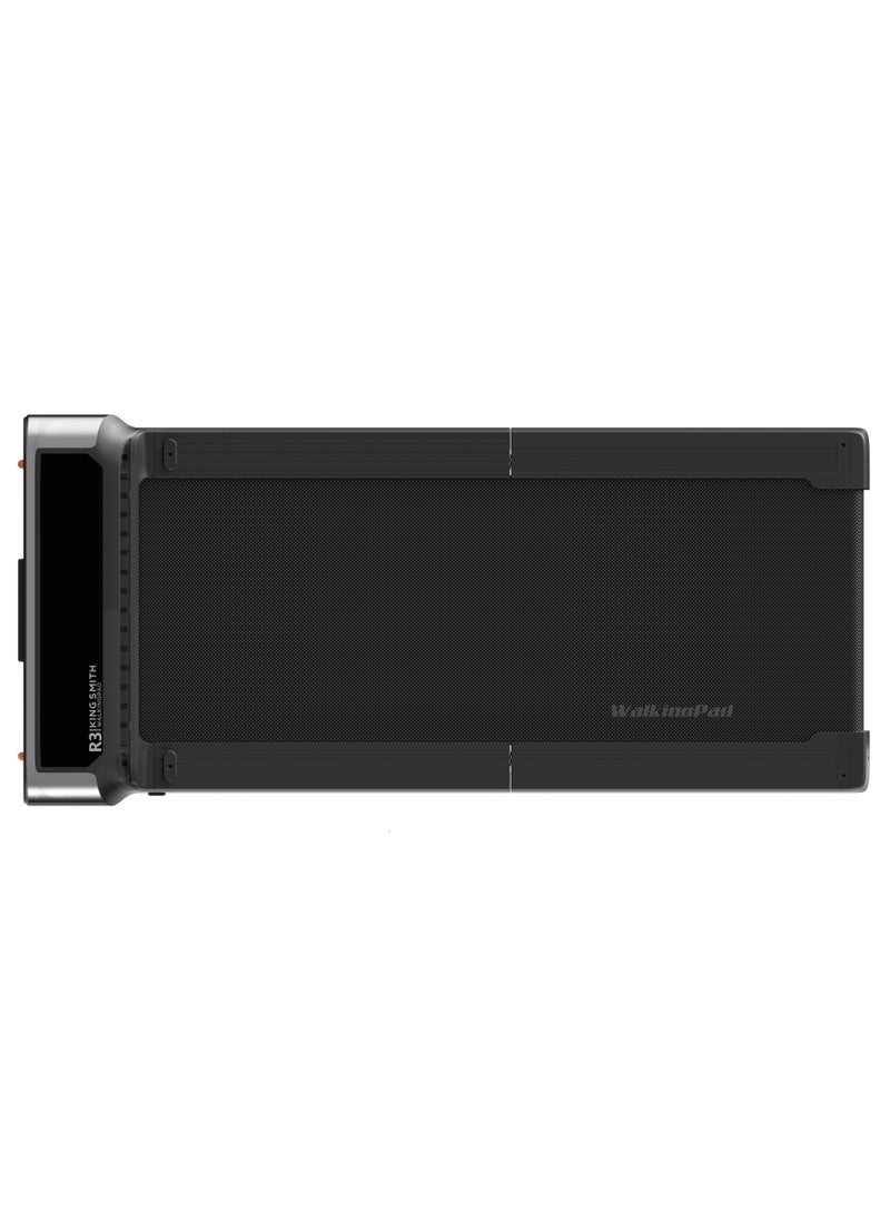 KINGSMITH WP440F4 Kingsmith WalkingPad Black R3 | Brush 1 HP 735W motor | 1-6 km/h speed | upto 120kg user weight | Time, speed, distance, calories, steps panel display | Black  - Image 1