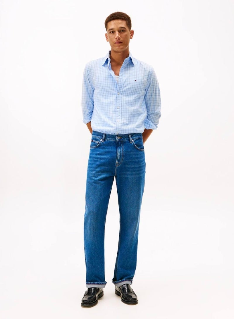 TOMMY HILFIGER TH Flex Regular Fit Tattersall Check Shirt - Image 3