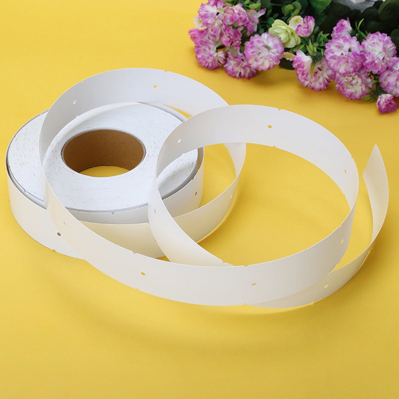 2 Rolls of Clothing Apparel Blank Hangtag for DIY Crafts Clothing 45x100mm (White) - Image 3