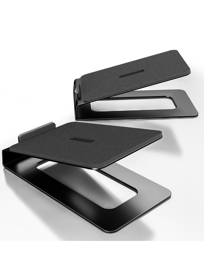 PUTORSEN Studio Monitor Stand with Vibration Damping | 10 kg Load Capacity | 16° Tilt Angle | Compact 7.5-10 cm Height | For PC Speakers & Soundbars (Pair) - Image 1