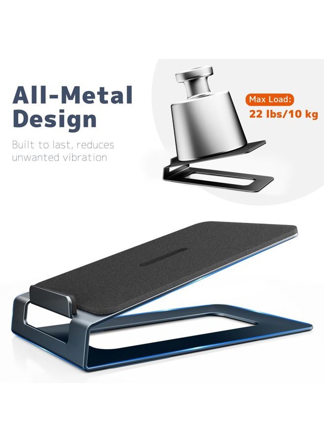 PUTORSEN Studio Monitor Stand with Vibration Damping | 10 kg Load Capacity | 16° Tilt Angle | Compact 7.5-10 cm Height | For PC Speakers & Soundbars (Pair) - Image 2