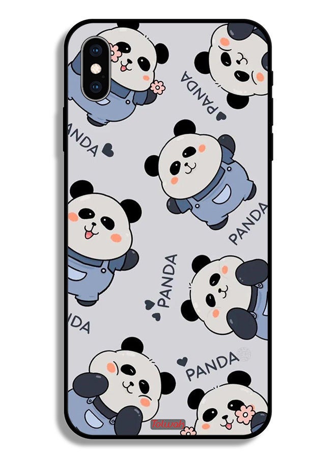 Tolwak Apple iPhone XS Max Protective Case Pattern Of Pandas - Image 2