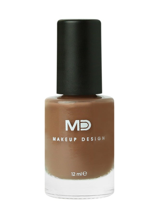 MD MAKE UP DESIGN MD European Nail Polish CHARM, Brown 206, 12 ml 
