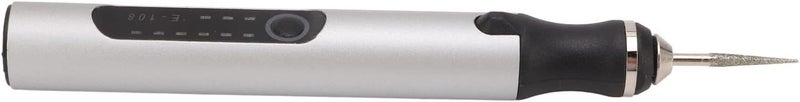 Mavaol Electric Engraving Pen Aluminum Alloy Silver Mini Micro Engraver with Intelligent Overload Protection Chip - Image 5