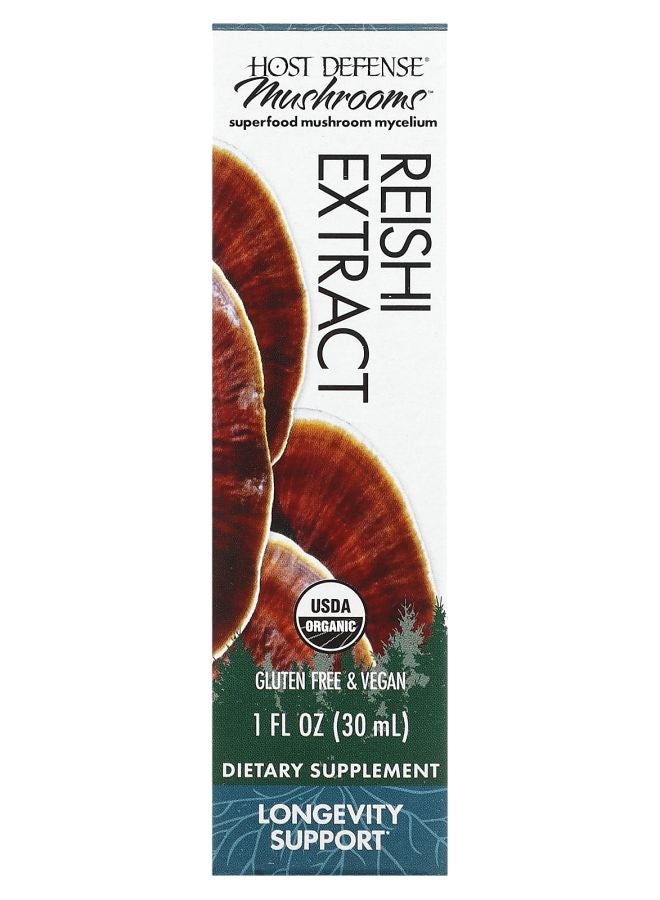 Mushrooms Organic Reishi Extract 1 fl oz (30 ml)