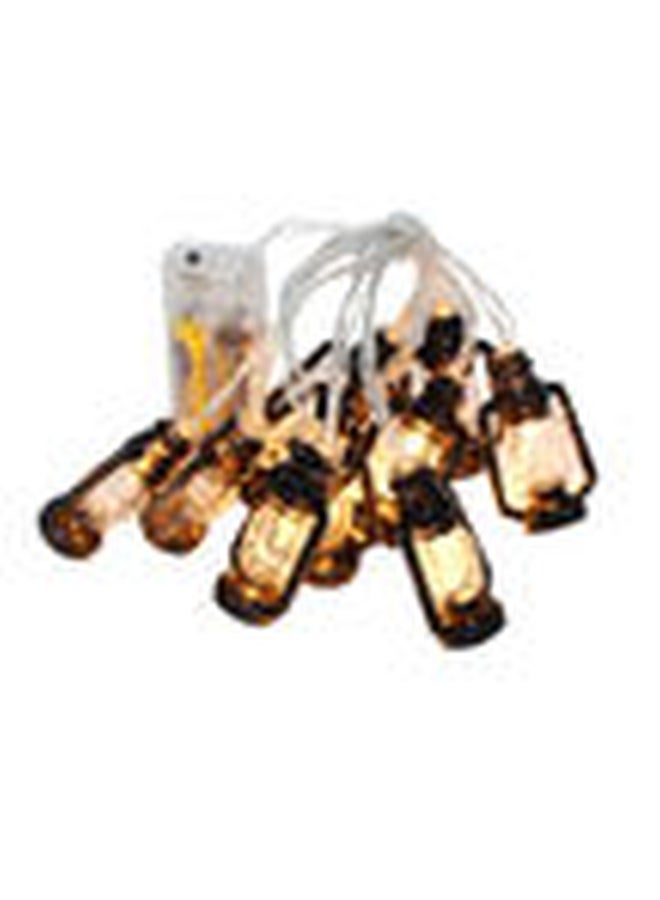 Ramadan 10-LED Lantern String Light Warm Yellow/Clear/Black 1.5meter - Image 2