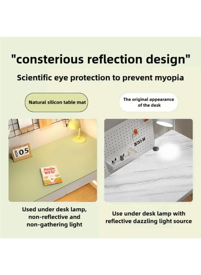 FAYET PU Leather Desk Mat 40×80cm, Waterproof and Oilproof Desk Blotter Protector for Office, Home, Vanity Table  (Style 1) - Image 5