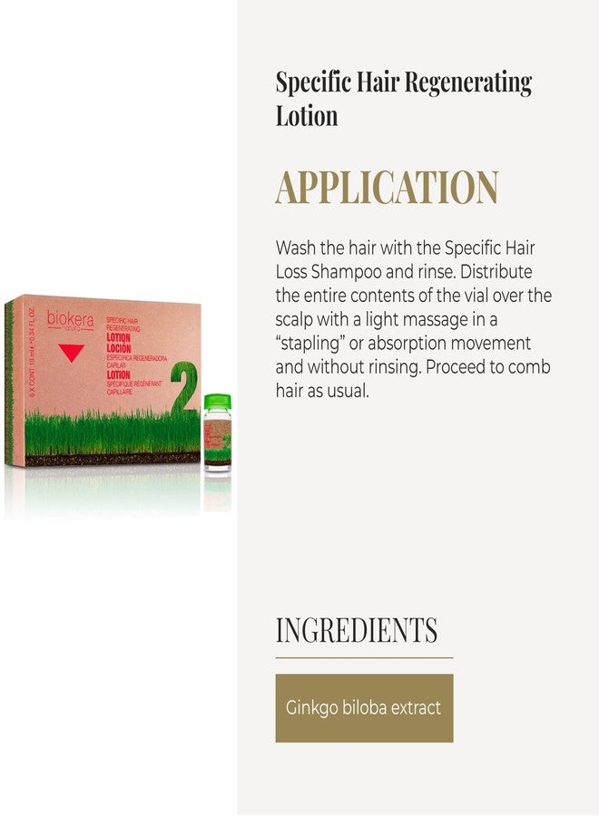 SALERM - Intensive Scalp Serum - Biokera Natura - 6 x 10 ml - Fortifying Hair Treatment for Women and Men - with Ginseng and Ginkgo Biloba - Strengthens Weakened Hair - Image 4