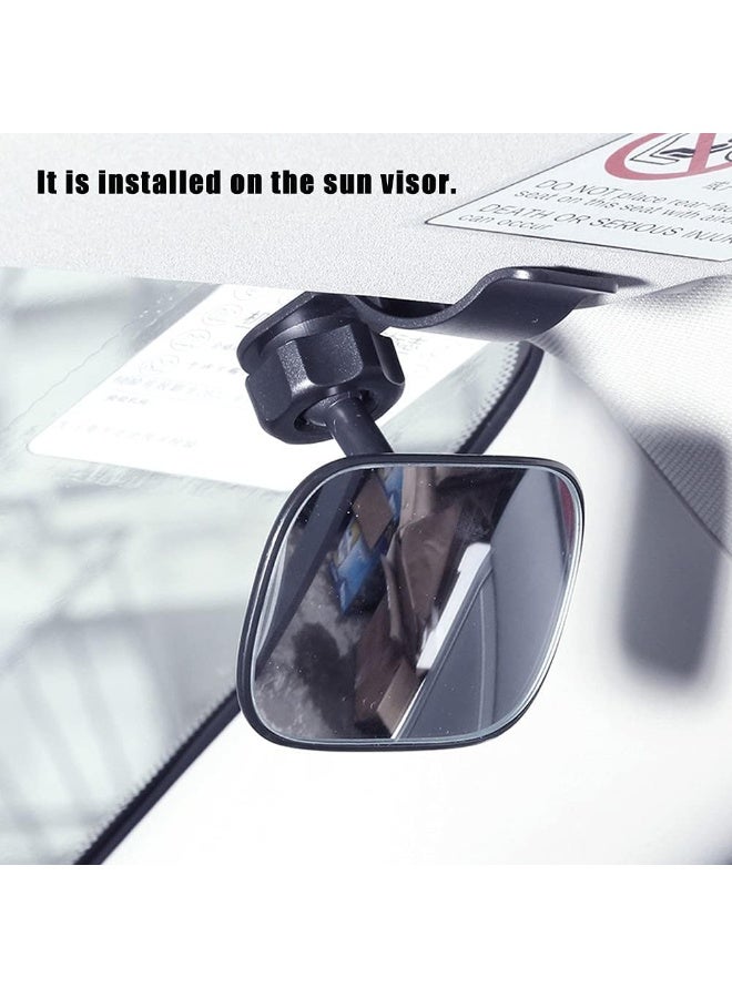 Automotive Interior Rearview Baby Mirror right Wide Angle Convex Mirror for Infant Toddler Child Children Backseat Adjustable Rearview - Image 1