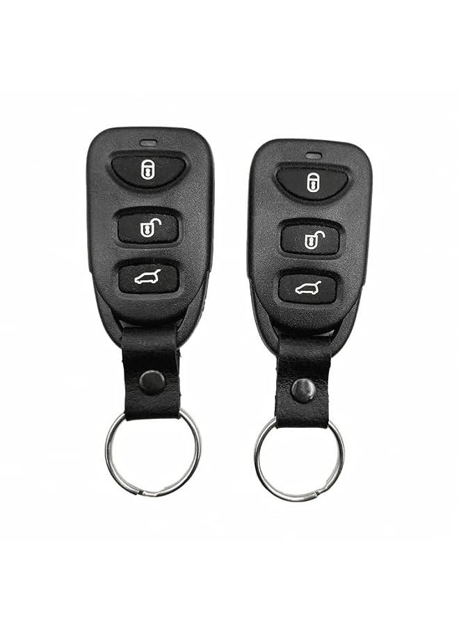 3XR - Universal Car Alarm Security Anti-Theft Siren System Car Center Lock System With 2 Remote Control - Image 1