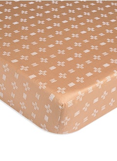 Crane BABY Kendi Crib Sheet (Copper Dash)  - Image 2