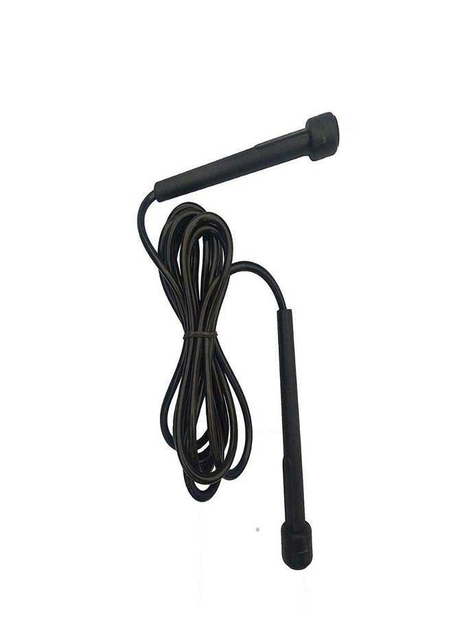 CABRIO Skipping Rope for Men and Women Jumping Rope Speed Skipping Rope for Kids, Women, Girls Rassi Jumping Men for Exercise, Gym, Sports Fitness Adjustable Jump Rope (Black) - Image 3