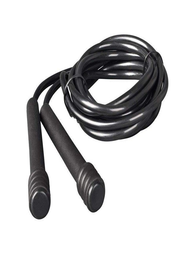 CABRIO Skipping Rope for Men and Women Jumping Rope Speed Skipping Rope for Kids, Women, Girls Rassi Jumping Men for Exercise, Gym, Sports Fitness Adjustable Jump Rope (Black) - Image 4