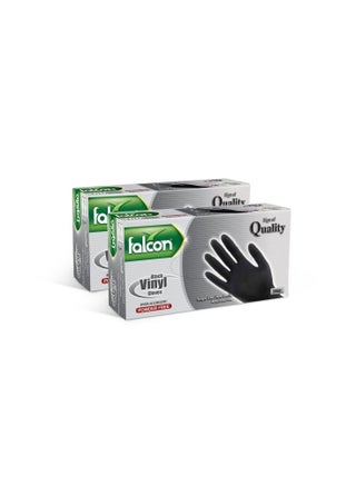 Vinyl Gloves - Black Powder Free (2 Packs x 100 Pieces) - pzsku/ZB3D45CA8DBA04C11D325Z/45/1746509505/c82e888f-2261-4397-bcea-40de0e57d95c