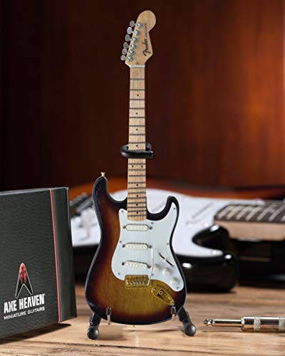 AXE HEAVEN مجموعة Axe Heaven FS022 المرخصة من Fender Stratocaster بمناسبة الذكرى الستين - حقيبة وجيتار مصغر - Image 1