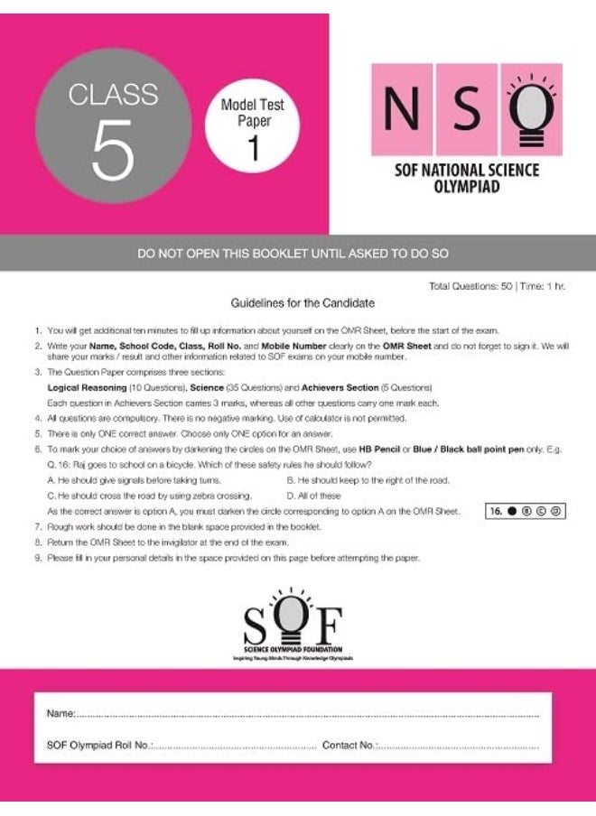 MTG Science (NSO) Olympiad Previous Years Papers with Mock Test Paper - Class 5, Olympiad Books For 2022-23 Exam  - Image 4