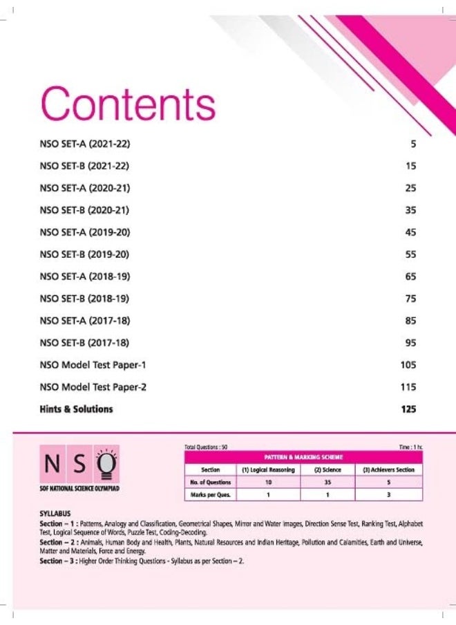 MTG Science (NSO) Olympiad Previous Years Papers with Mock Test Paper - Class 5, Olympiad Books For 2022-23 Exam  - Image 2